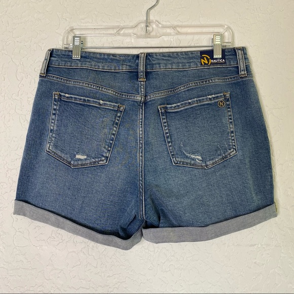 NAUTICA Jeans mid-rise shorts rolled cuffs Size 29 - Picture 5 of 12